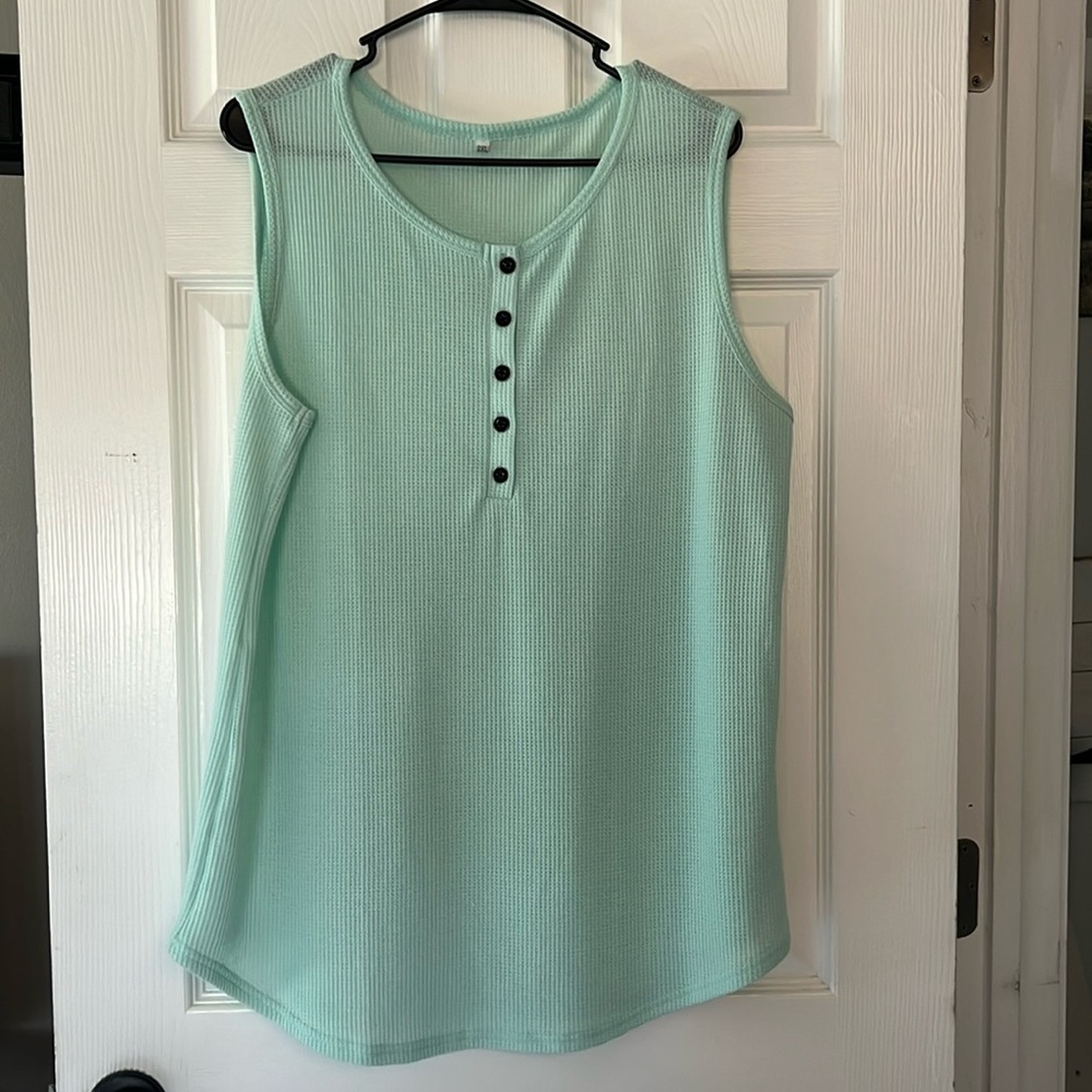New Waffle Material 2X Tank Top